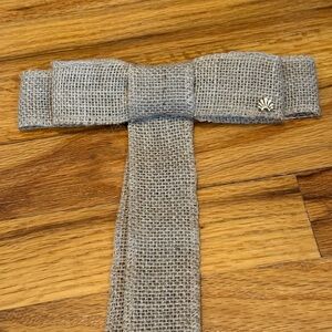 Lele Sadoughi Natural Raffia Bow Barrette